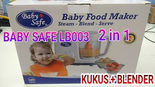 BABY SAFE STEAMER PLUS BLENDER LB003 TUTORIAL [upl. by Pacificia12]