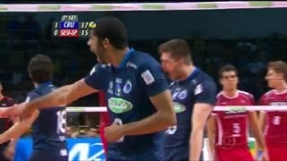 Superliga Masculina de Volei 20132014 final  Sada Cruzeiro 3 x 0 Sesi SP [upl. by Hiroshi]