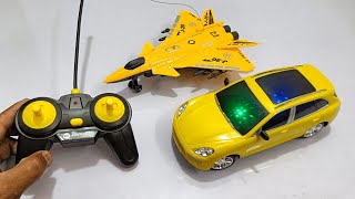 Remote control ato function speed car unboxing and testing amp Redio control jet plane unboxing [upl. by Zanlog278]