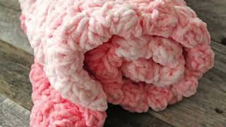 Easy Chunky Shell Blanket Pattern Learn to Make Using Bernat Baby Blanket Yarn [upl. by Groscr764]