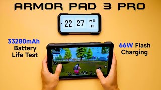 Ulefone Armor Pad 3 Pro Battery Life amp 66W Fast Charging Test [upl. by Atinnod693]