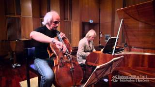 Beethoven SONATA opus 5 no 2 fortepiano and cello [upl. by Euseibbob]