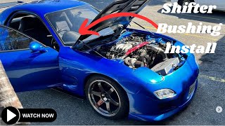 Is Your RX7 Shifter SLOPPY Fix it NOW [upl. by Aimahs]