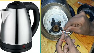 How to repair electric kettle no power  step by step [upl. by Ahsienroc]