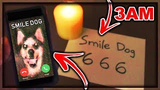 DO NOT SUMMON SMILE DOG AT 3AM CHALLENGE ACTUALLY WORKED SMILE DOG CAME TO MY HOUSE [upl. by Quartis521]