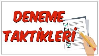 Deneme Sınavı Taktikleri [upl. by Aivun]