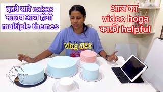 Multiple customisation of cakes vlog90 [upl. by Sall896]