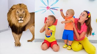 Vlad and Niki play with toys and have fun with mom  video selection for kids [upl. by Bannasch]