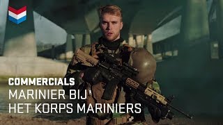 Marinier bij het Korps Mariniers  Defensie gevechtsfuncties commercial [upl. by Eveivaneg]