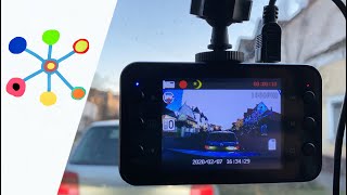 📸🚗👉Vehicle Blackbox DVR Full HD 1080p Dash Cam autós kamera [upl. by Simaj947]