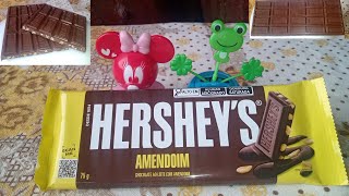 CHOCOLATE HERSHEY´S AMENDOIM CHOCOLATE AO LEITE COM AMENDOIM [upl. by Thevenot85]