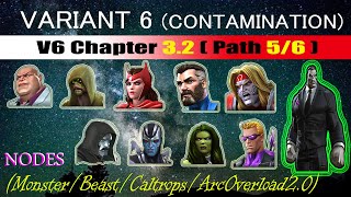 Variant 6 Ch 32 Path 56 MonsterBeastCaltropsArc Overload  Marvel Contest of Champions [upl. by Robma]