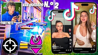 1 KILL en FORTNITE  1 PRENDA de ESTAS TIKTOKERS 😳 MUY SALSEANTE [upl. by Mikah]