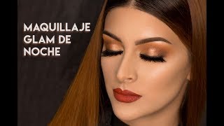 Maquillaje Glam de Noche Fácil  Tutorial Paso a Paso [upl. by Fax]