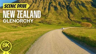 Scenic Roads of New Zealand in 8K HDR  Fantastic Landscapes during Road Trip in Glenorchy Area [upl. by Sivahc746]