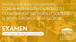 🔴PPR européenne Condamner la dérive illibérale du gouvernement 🇬🇪 et soutenir le destin 🇪🇺 de la 🇬🇪 [upl. by Wells770]