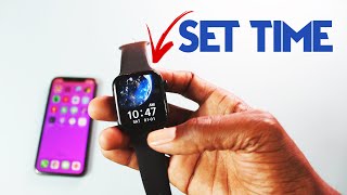 How to SET TIME on a SmartWatch  2 Easy Methods [upl. by Sebbie894]