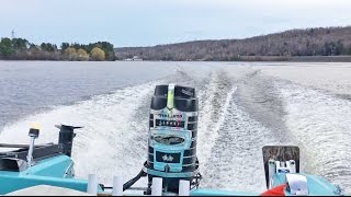 1964 Mercury 1000  100HP Outboard on 1969 Sea Ray [upl. by Anod]