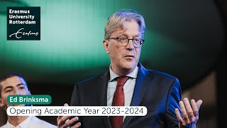 Speech Ed Brinksma  Opening Academisch Jaar 20232024 [upl. by Aihsaei]