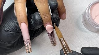 Uñas Esculturales Decoradas con Gel ✨✨  Jaayart Uñas Acrílicas [upl. by Anairda154]