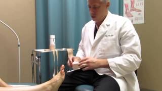 How to Tape Your Foot for Relief from Plantar Fasciitis  Dr David Hughes [upl. by Boswall]