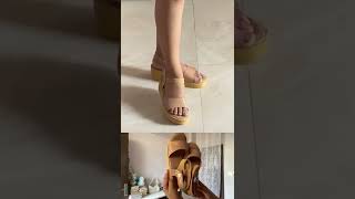 Latest Footwear Haul From Meesho Just 178₹  Meesho Footwear Haul  Wedding Wear Sandals [upl. by Kunz]