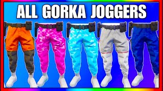 HOW TO GET ALL GORKA JOGGERS IN GTA 5 ONLINE 165 Invisible Torso amp IAA Gun Belt [upl. by Aimek]