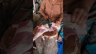 Stunning video of stomach craving fleshy mutton cutting shorts muttoncutting [upl. by Garrek335]