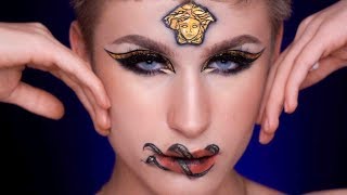 VERSACE INSPIRED MAKE UP LOOK I Ossi Glossy [upl. by Oiromed566]