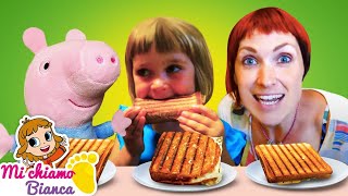 Colazione per bambini Compilation delle ricette della bambina Bianca Giochi di cucina per bambini [upl. by Merla]