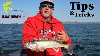 Slow Death Walleye Fishing TIPS [upl. by Olympie181]