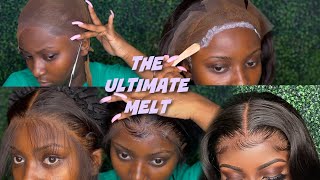 The ULTIMATE MELT From START TO FINISH  Frontal Wig Install For BEGINNERS  Step By Step [upl. by Alekat165]