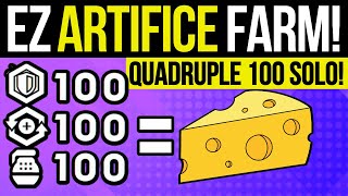 This BROKEN Artifice Farm Is INSANE Easy QUADRUPLE 100 Stat Builds Cheese Guide Destiny 2 Lightfall [upl. by Assiralk]