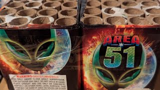 Area 51 16 Shot Firework X2 [upl. by Amora293]