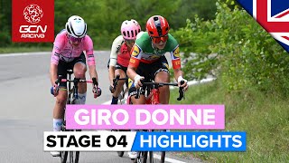 Attack Is The Best Defence  Giro Donne 2023 Highlights  Stage 4 [upl. by Nnaeiram]