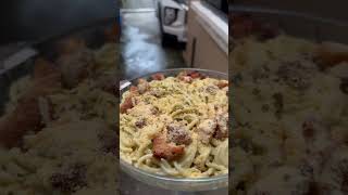 Chicken Pesto Pasta foodie chickenpasta pestopasta whitesaucepasta yummy viralreels fyp [upl. by Ahsilek]