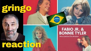 Fábio Jr e Bonnie Tyler Sem Limites para Sonhar  reaction [upl. by Hyps996]