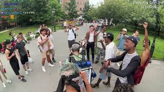 ARIatHOME  Impromptu Cypher at Washington Square Park [upl. by Eusassilem]