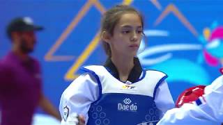 FEMALE 33kg 3rd WORLD TAEKWONDO CADET CHAMPIONSHIPS FINAL [upl. by Hgielsel588]