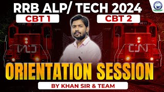 Orientation Session  RRB ALP  TECH 2024  CBT1 CBT2  By Khan Sir alptechnician rrb khansir [upl. by Rosana791]