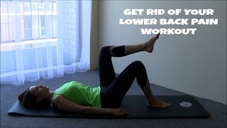 Strained Back or Pain in Lower Back  Pilates Exercises [upl. by Nnylkcaj676]