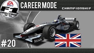 F1 Challenge 9902  Career Mode  Part 20 Britain [upl. by Asinla]