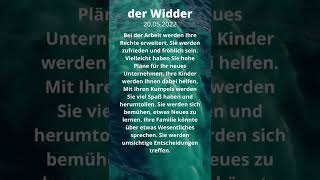 Widder Horoskop heute  20 Mai 2022  Widder Horoskop heute [upl. by Eniledgam]