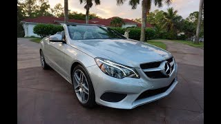 Heres why I Like to Buy Used Cars From Germans  2014 MercedesBenz E 350 Convertible Full Review [upl. by Marden]