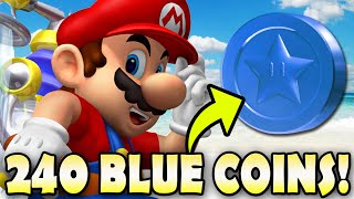 ALL 240 Blue Coins in Super Mario Sunshine amp Where To Find Them [upl. by Suiramad]