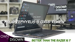 Asus Zephyrus S GX531 Review  Cooler amp Faster Than The Razer 15 [upl. by Aemat]