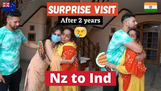 Surprise Visit to India  Meeting my mom after years she got emotional 🥺😢 [upl. by Gnal]