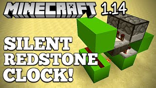 Silent Adjustable Redstone Hopper Clock Minecraft [upl. by Keene]