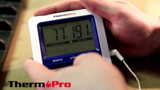 ThermoPro TP 04 Digital Thermometer Introduction [upl. by Ettennad]