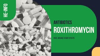 Roxithromycin Tablets ip 150 mg Roxitthromycin tablet Syrup Antibiotic [upl. by Naillimixam]